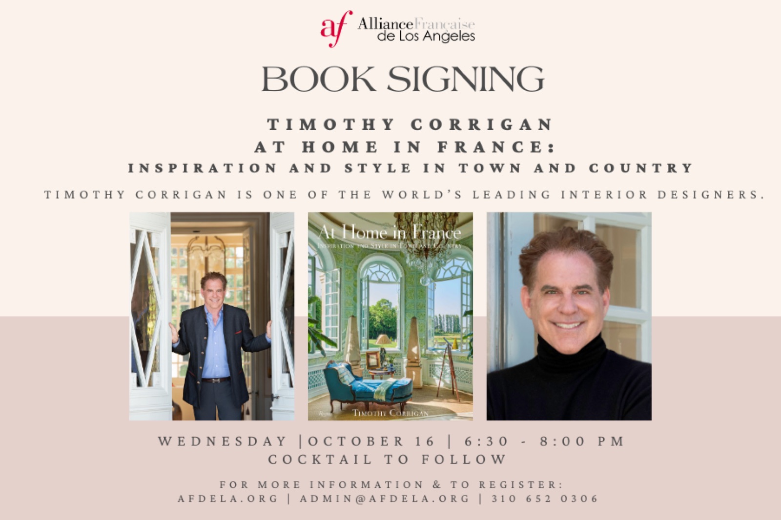 Timothy Corrigan Book Signing