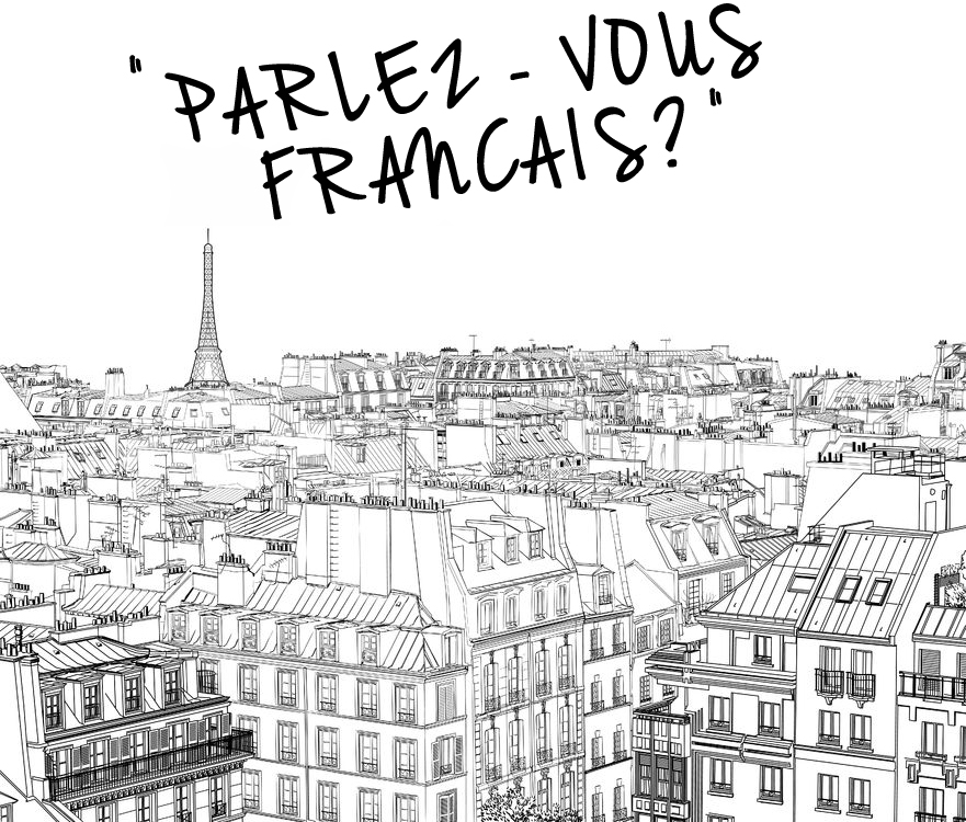 12186937 - illustration of roofs in paris at night